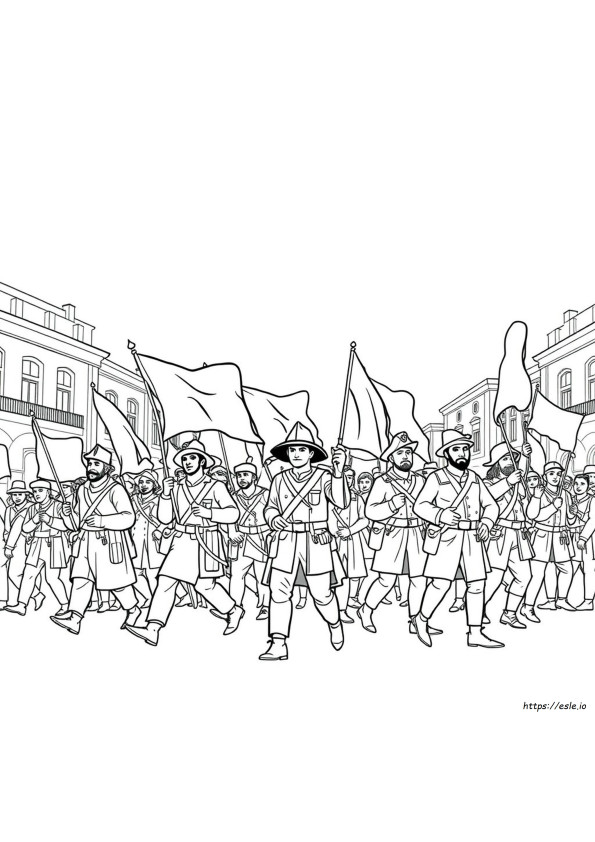 Revolutie Kleurplaten