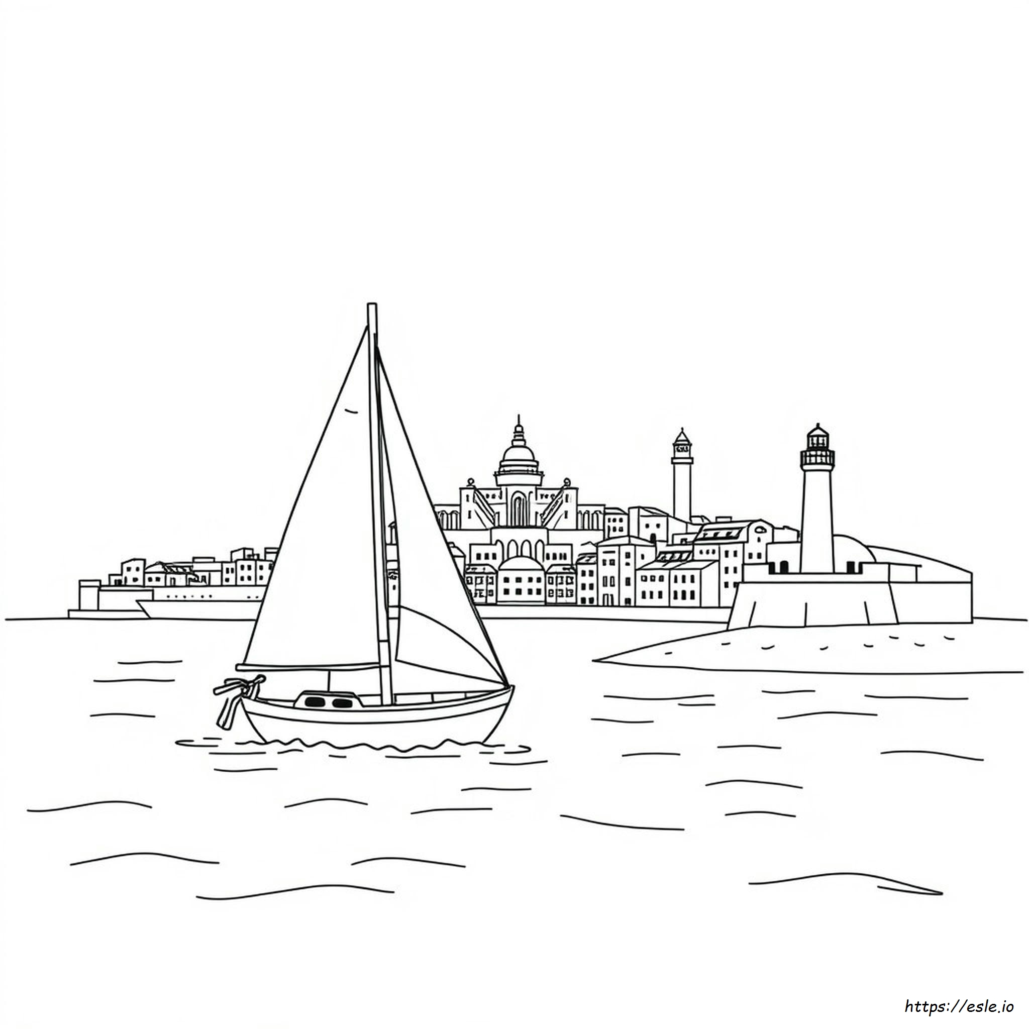 Coloring Pages of Santiago Dei Mari Da Colorare - Beach Scene