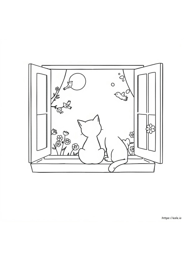 Dibujos De Gato Animado Para Colorear