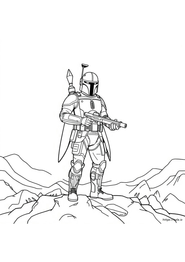 Jango Fett Coloring