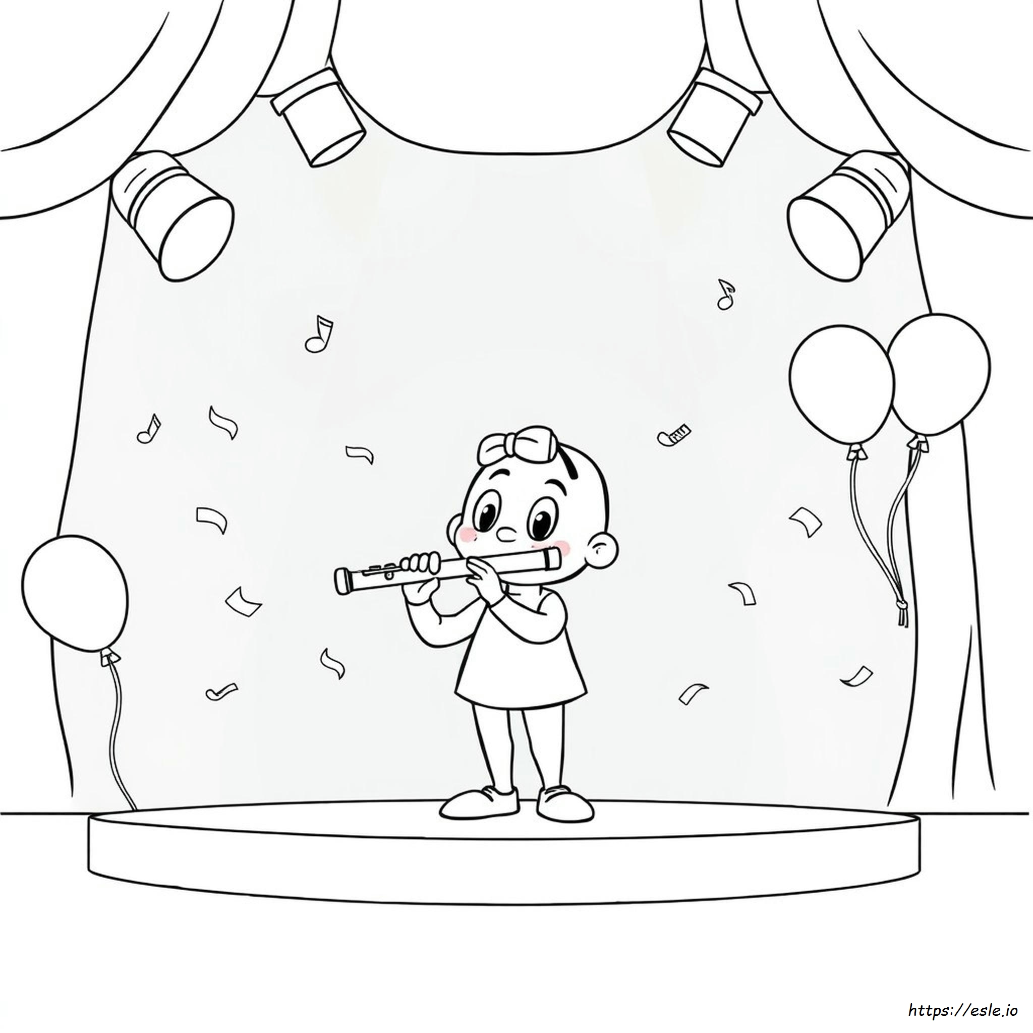 Melody Cartoon Coloring Pages - Free Printable Sheet