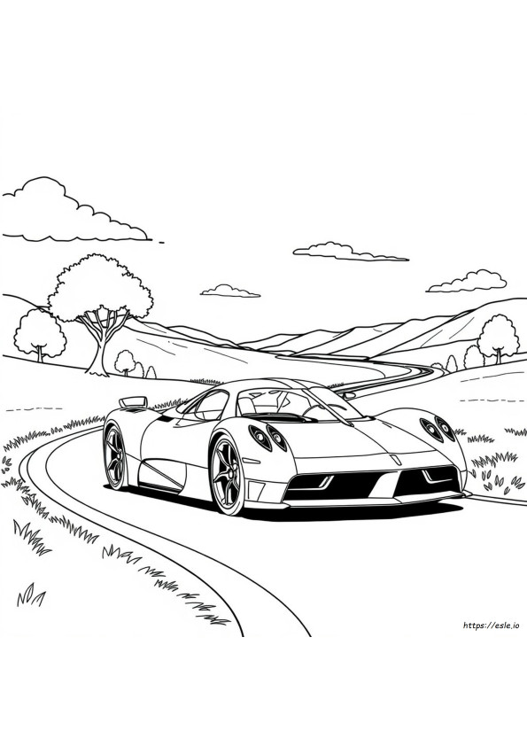 Desen Pagani De Colorat