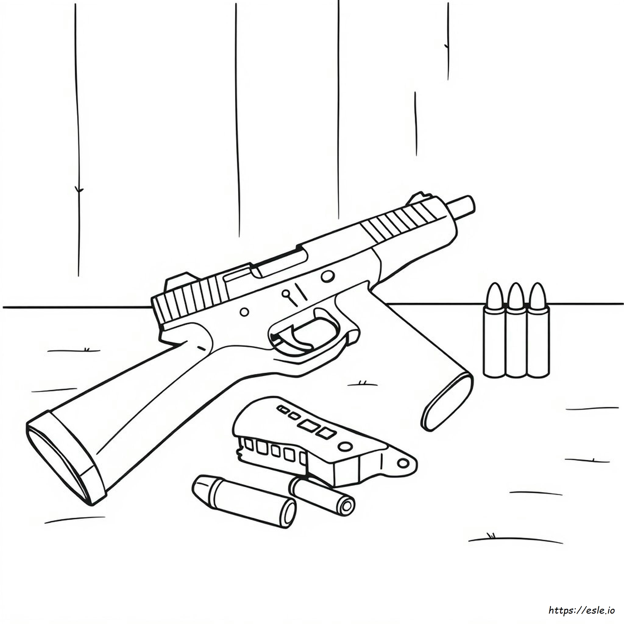 Pistolet Do Kolorowania - PDF do Druku