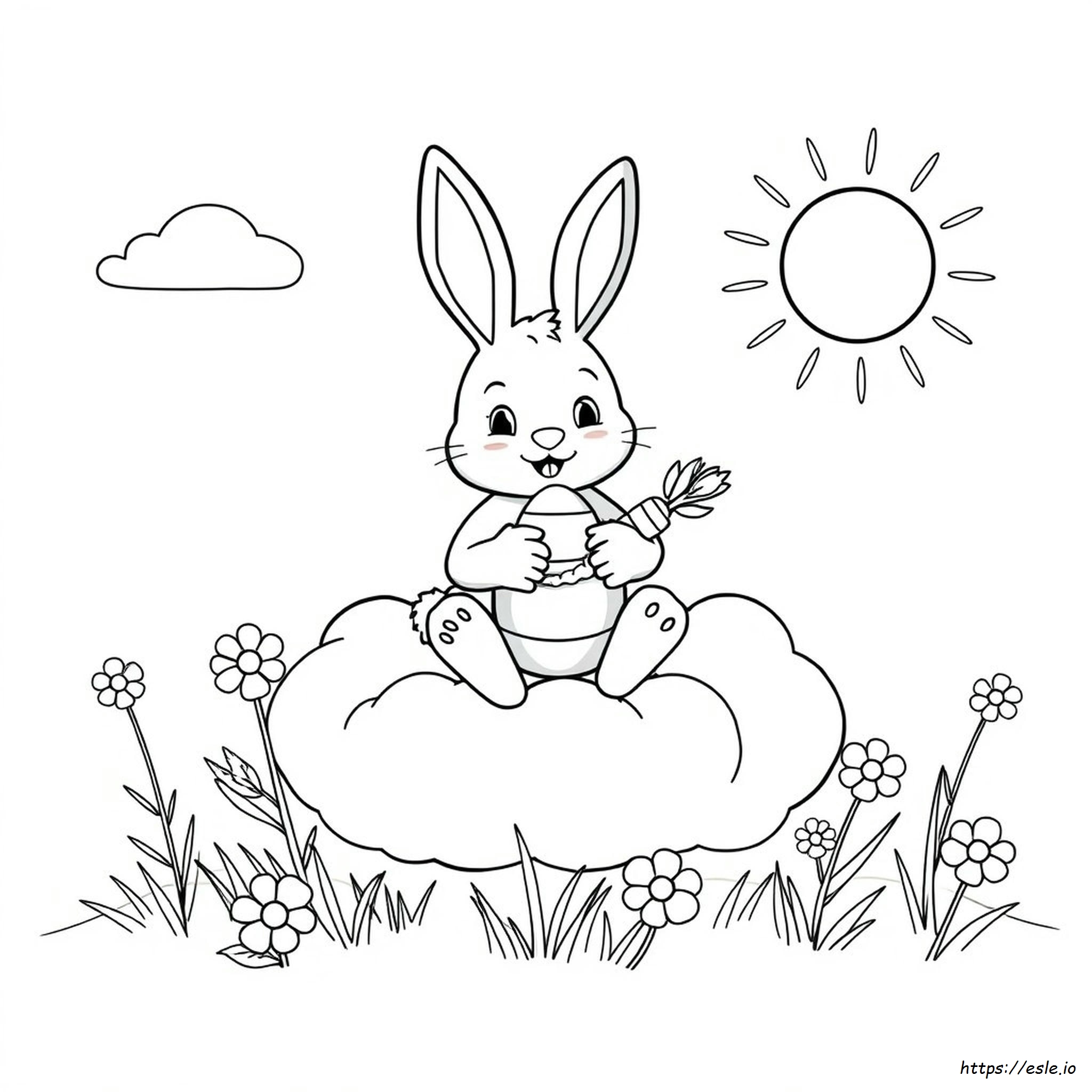 Easter Bunny Coloring Pages - Free Printable