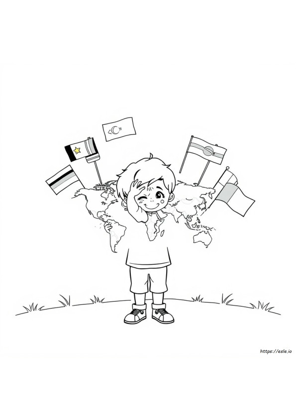 International Coloring Pages