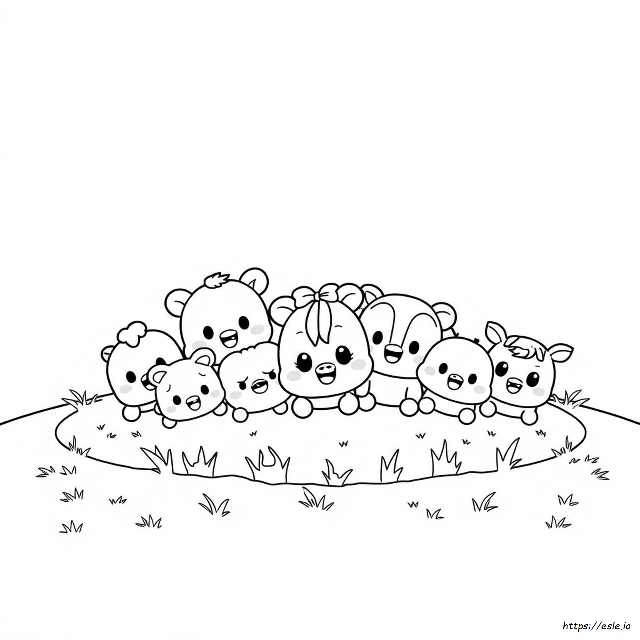 Pagina Da Colorare Marvel Tsum Tsum