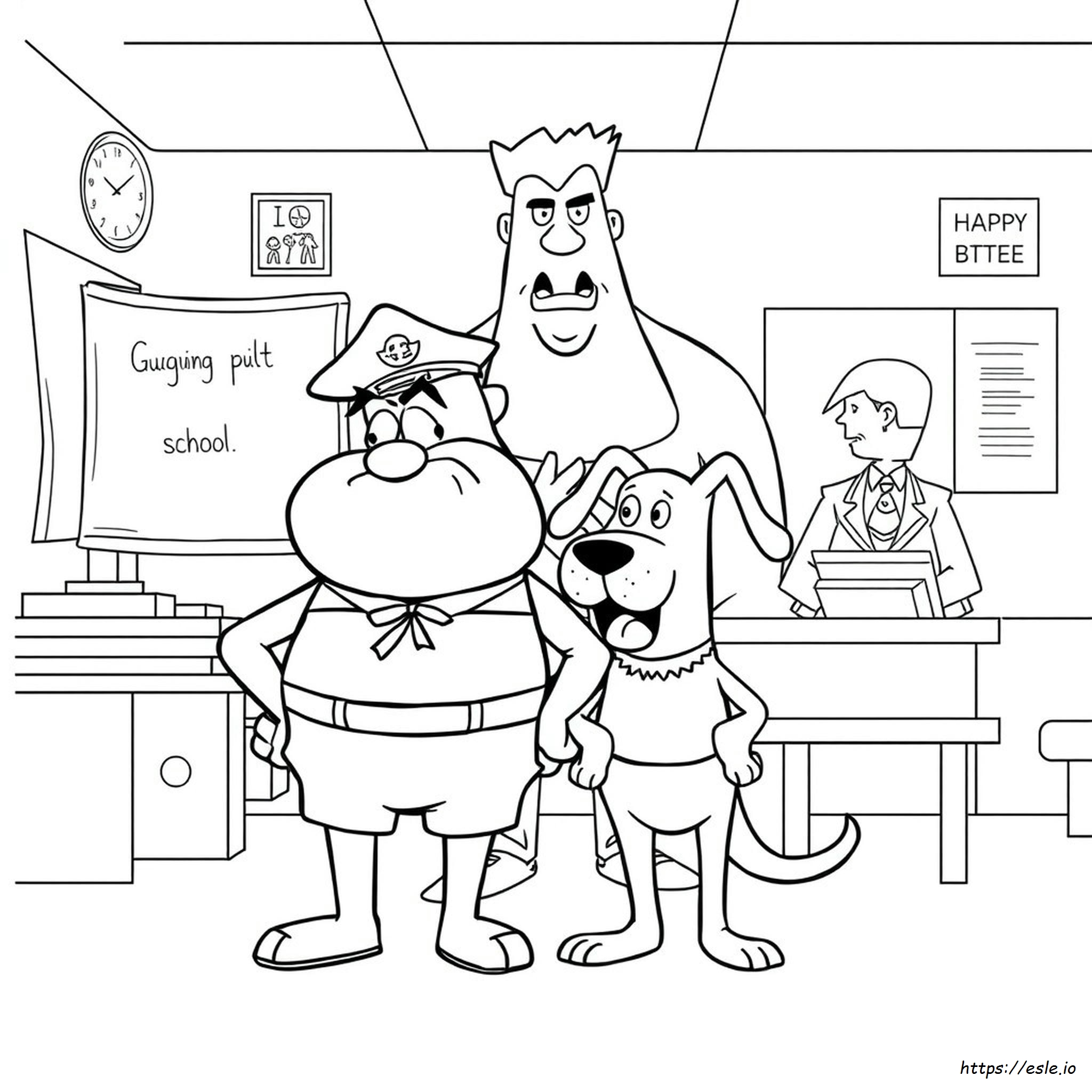 Dog Man And Captain Underpants Coloring Pages