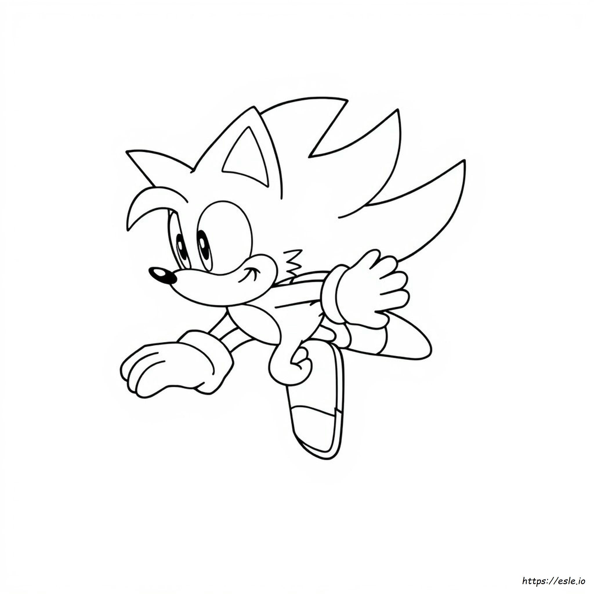 Sonic Tails Coloring Page - Printable