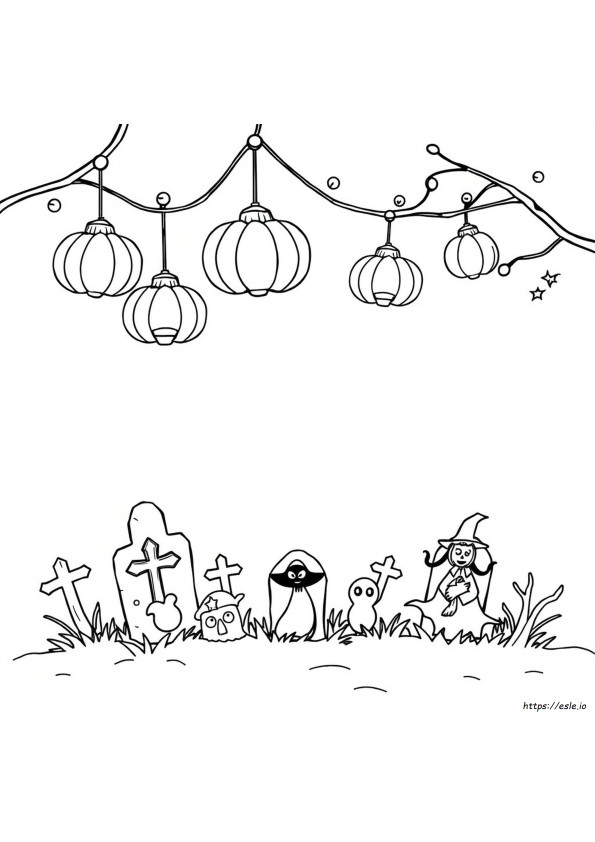 Halloween Nails Coloring Page