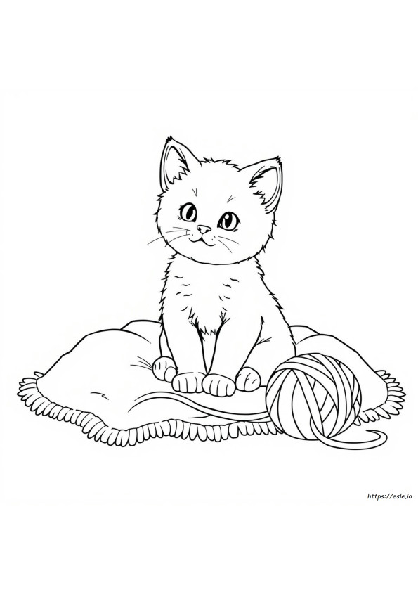 Pagina Da Colorare Gattini Da Stampare