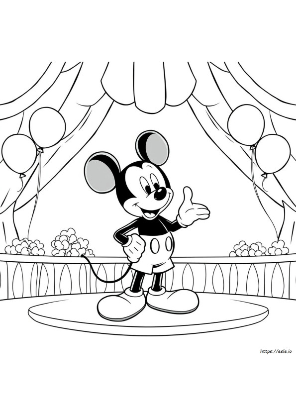 Micky Maus Malvorlagen