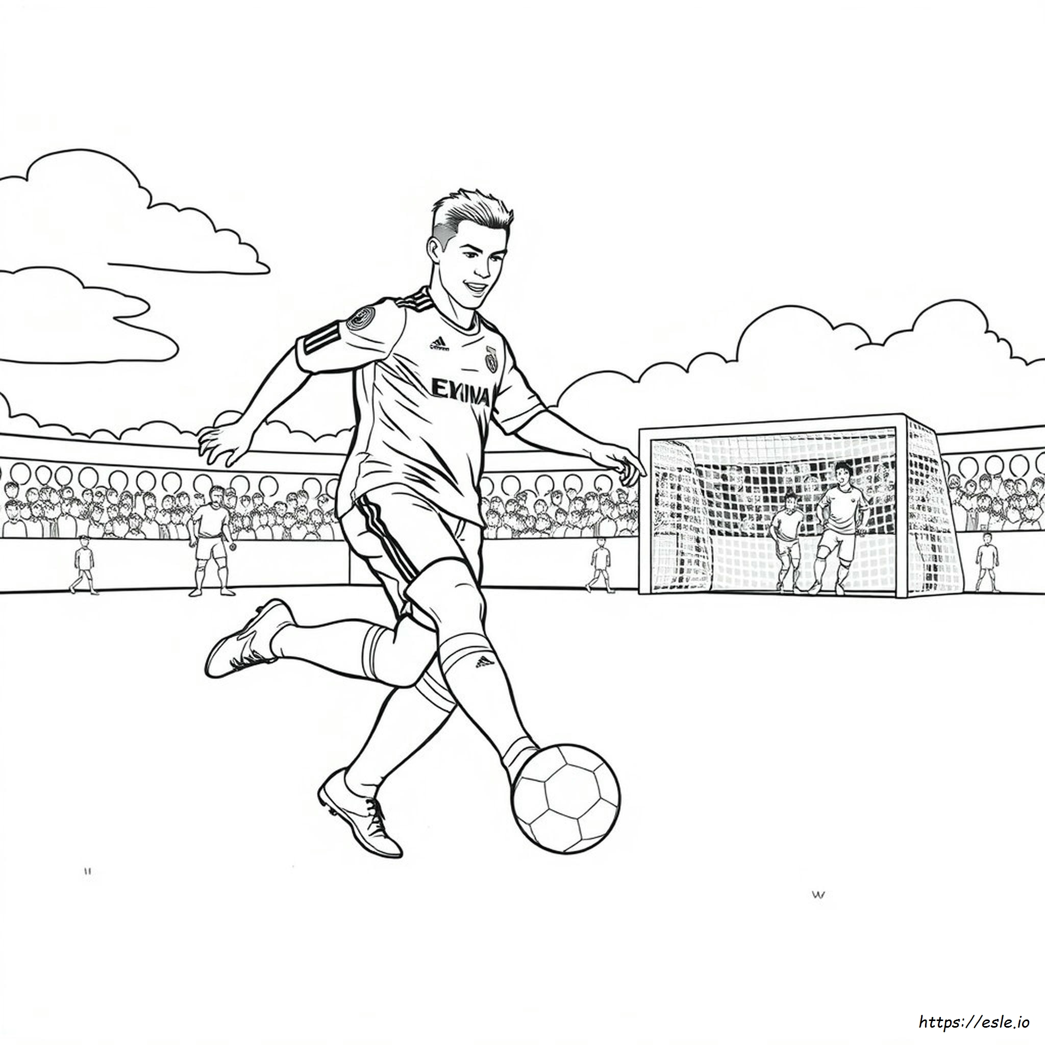 Soccer Coloring Pages Ronaldo