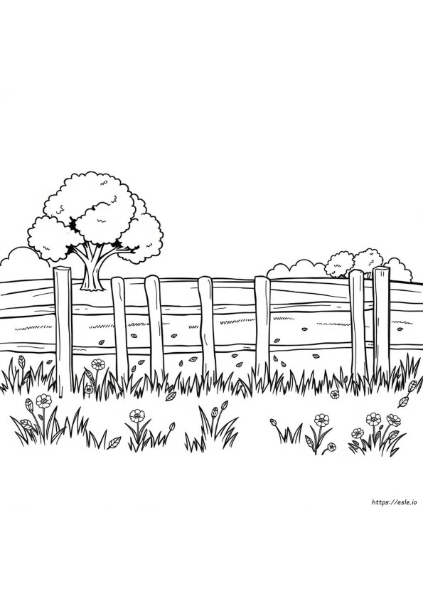 Coloriages De Clôtures