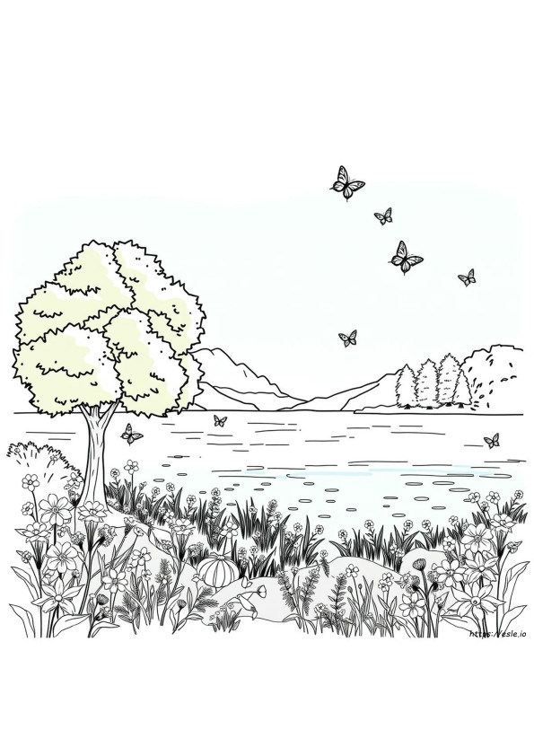 Summertime Coloring Pages For Adults