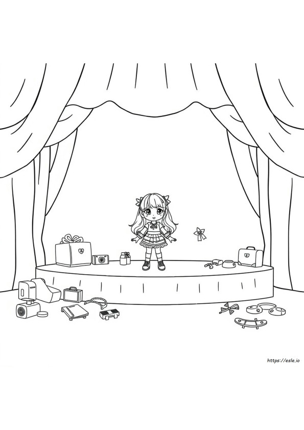 Kolorowanki Z Papierowymi Lalkami Gacha Life