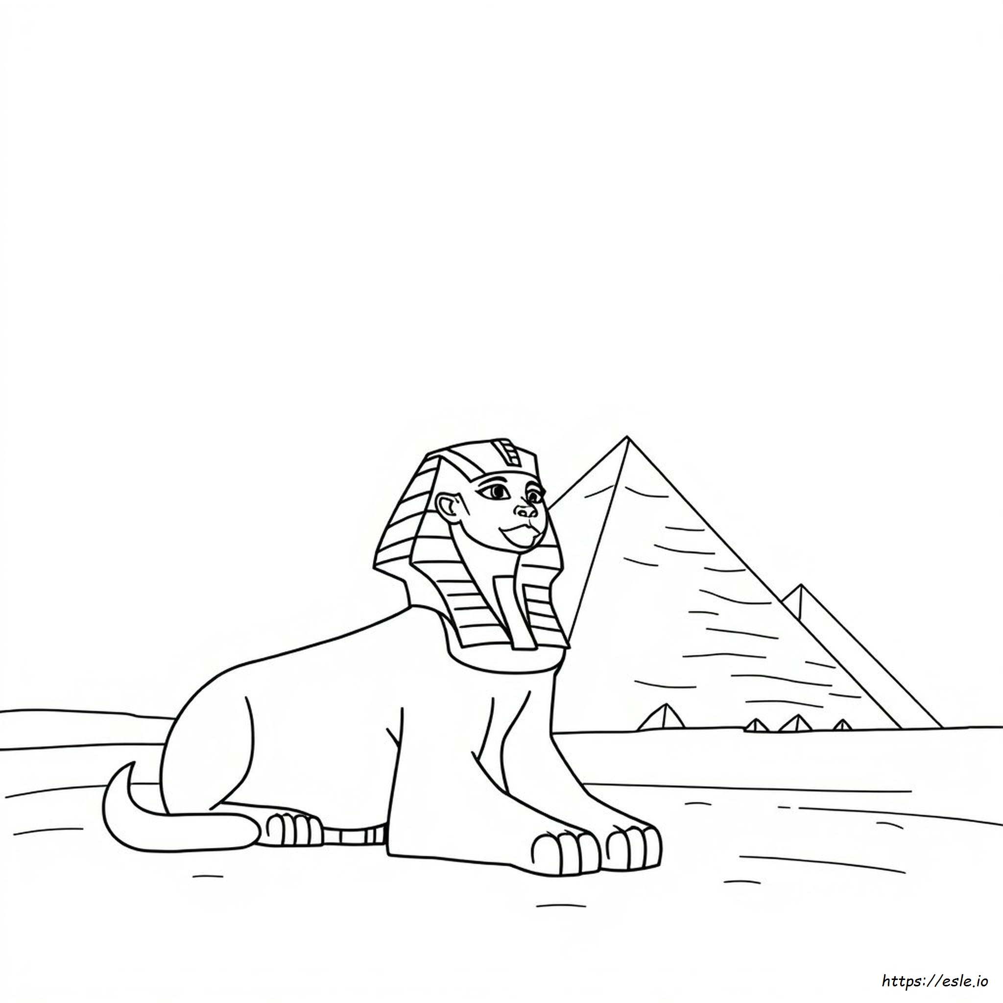 Easy Egyptian Coloring Pages - Free Printable Sheets