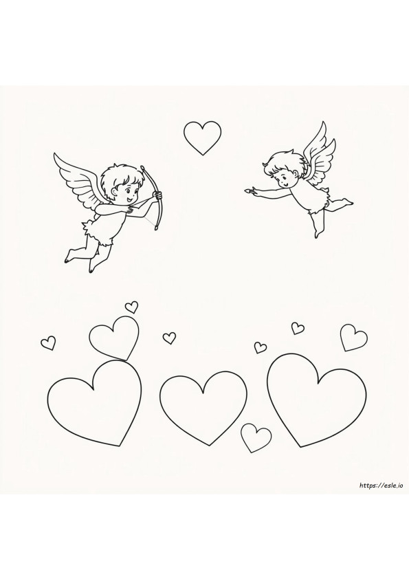 Valintines Day Coloring Page