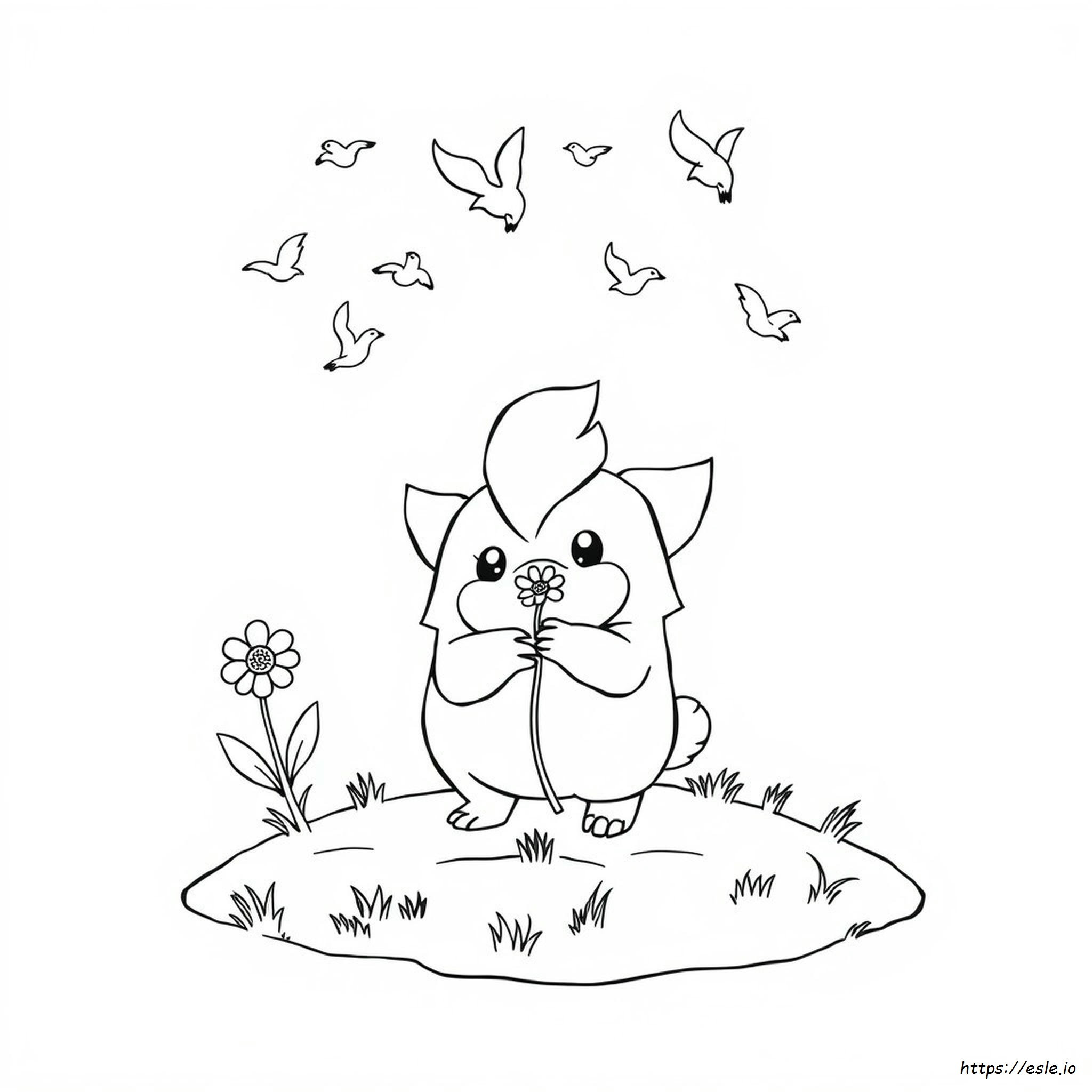 Wigglytuff Coloring Page - Free Printable for Kids