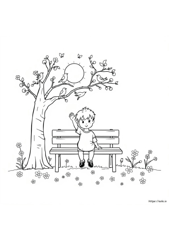 Good Morning Coloring Sheet
