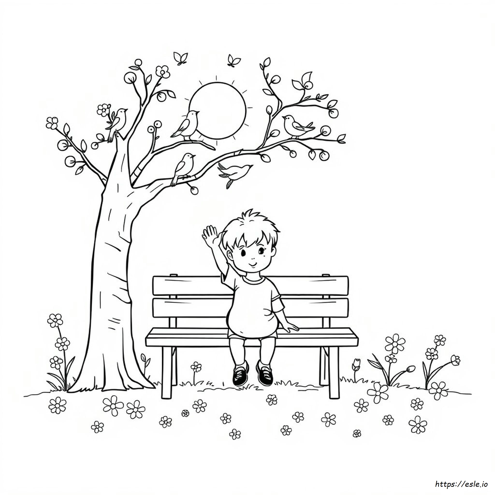 Good Morning Coloring Page for Kids - Free Printable