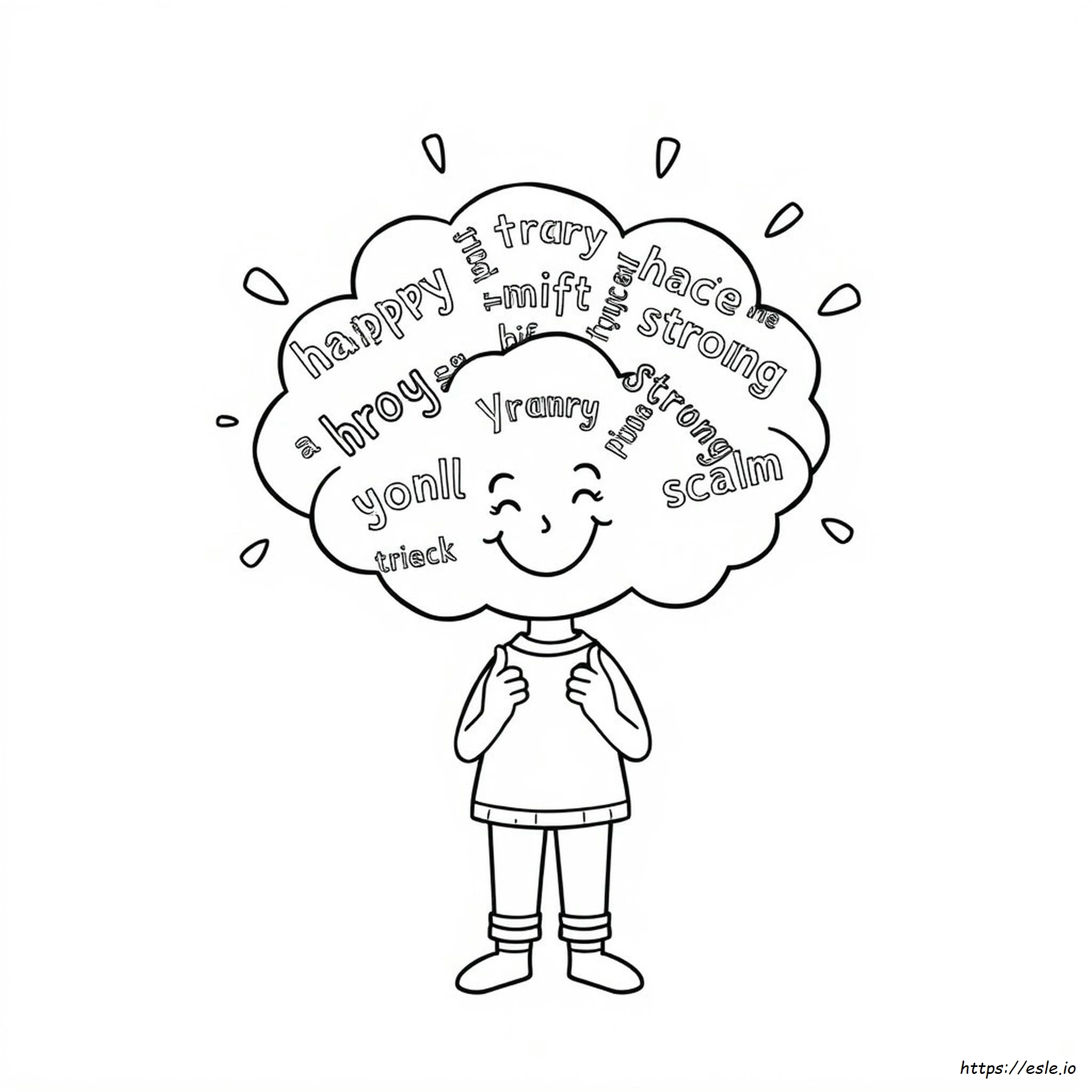 Mental Health Affirmation Coloring Pages