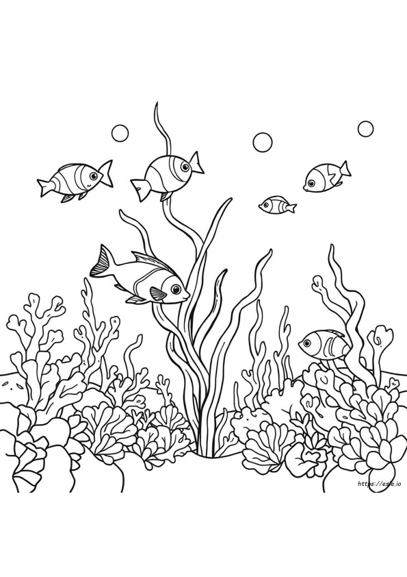 Pagina Da Colorare Alga Marina