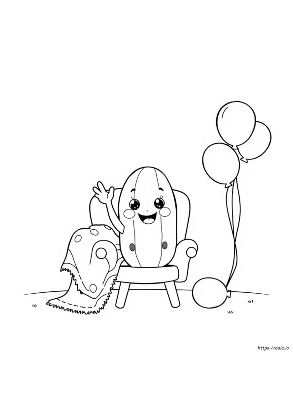 Gambar Mewarnai Coco Melon