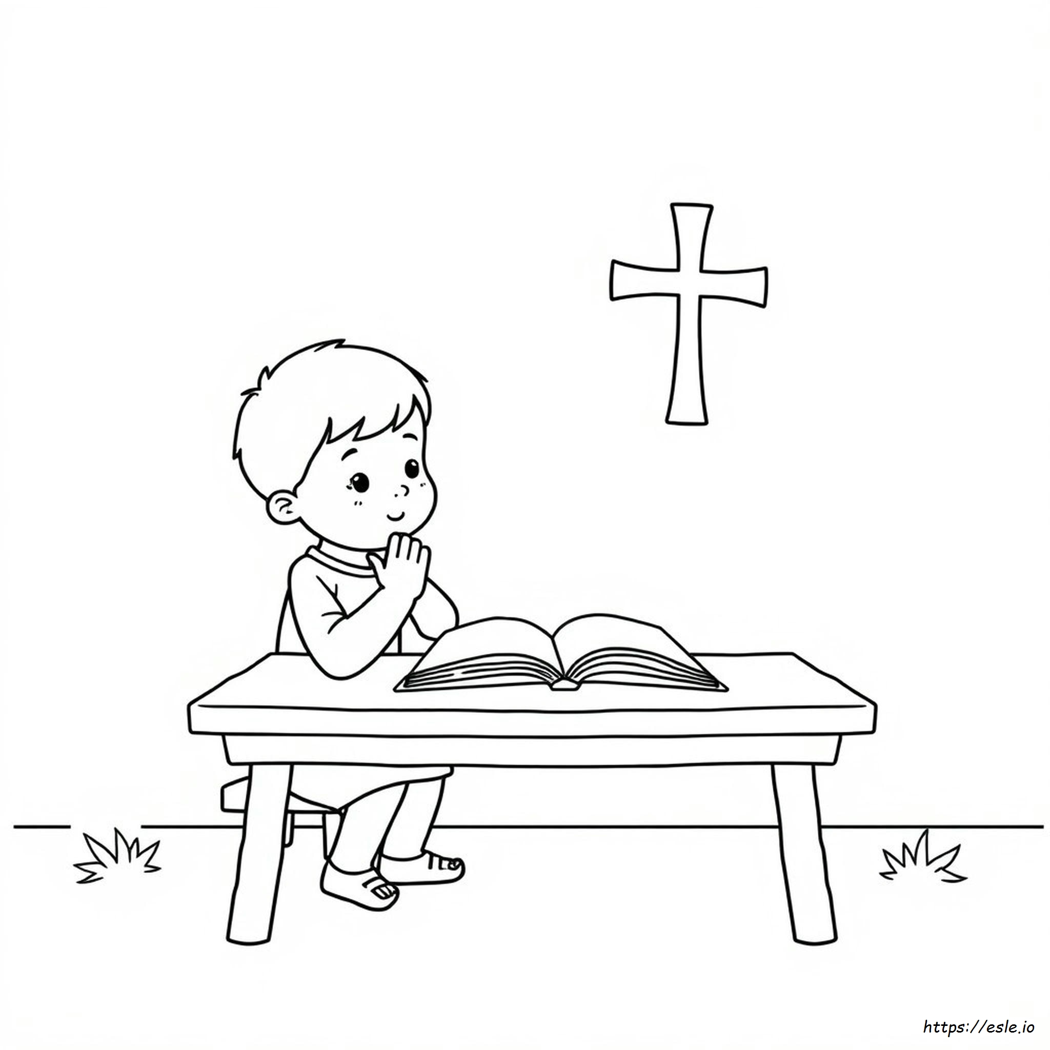 Gambar Mewarnai Alkitab Gratis - Halaman Cetak untuk Anak Prasekolah