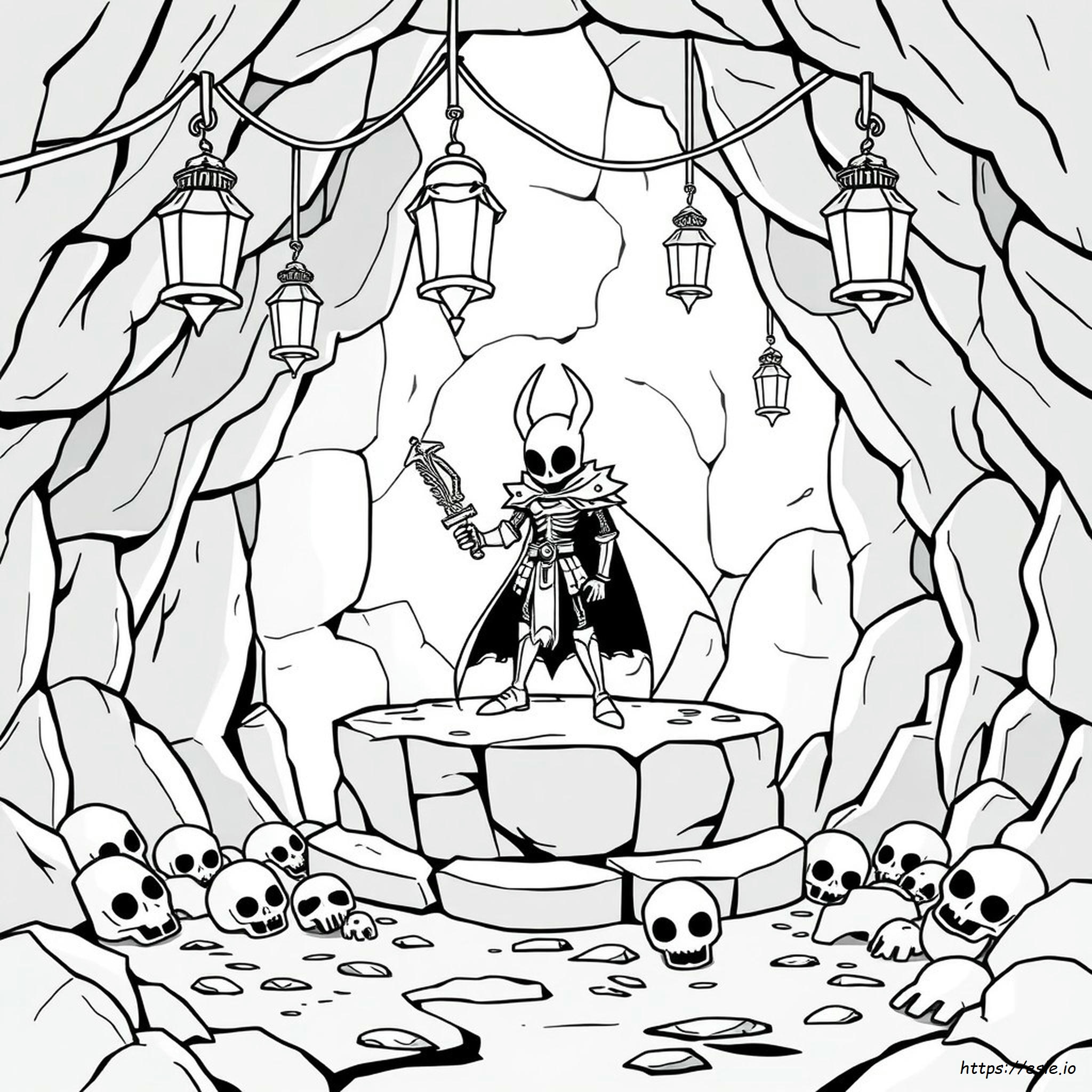 Hollow Knight Colouring Pages
