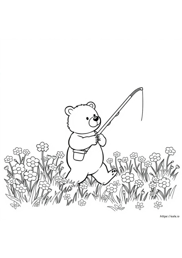 Pagina Da Colorare Caccia All'orso