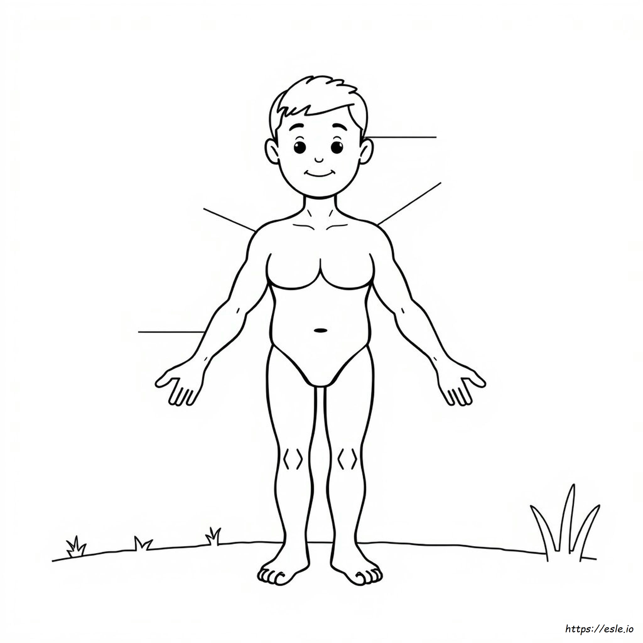 Body Parts Coloring Pages