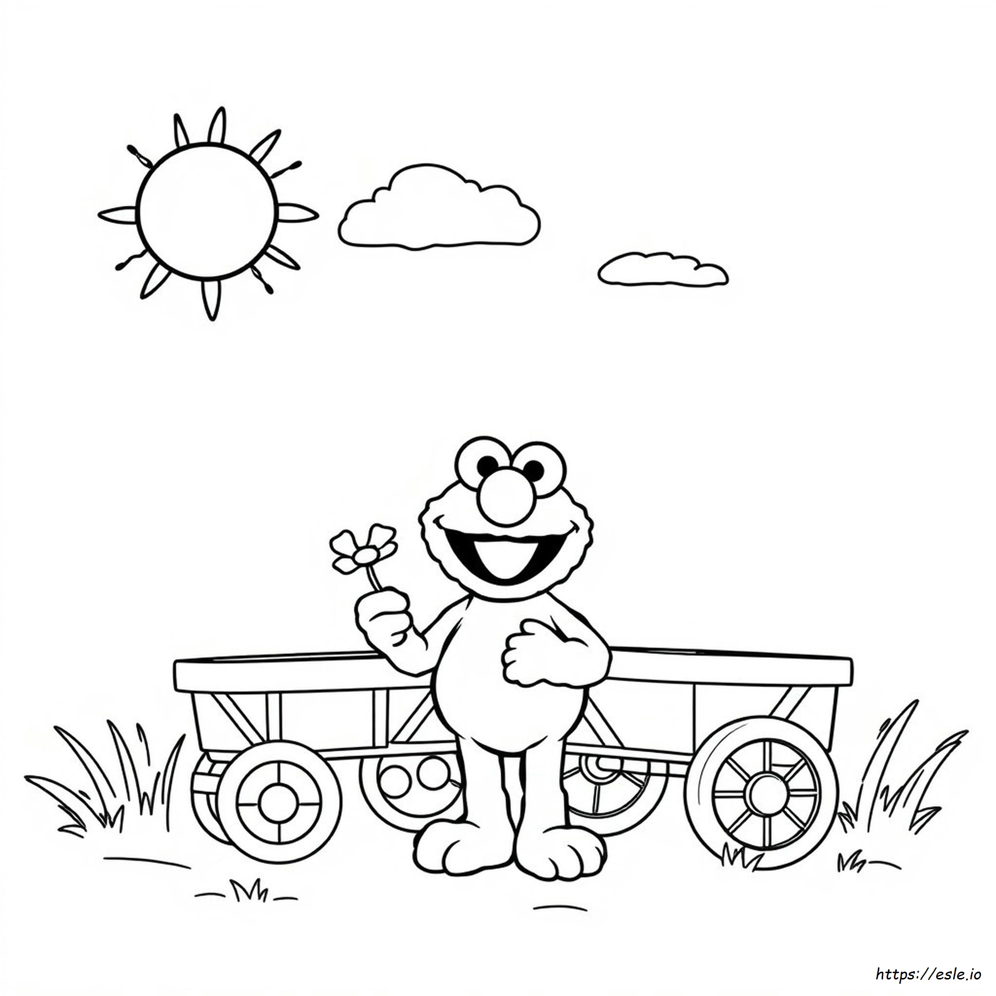 Elmo Coloring Book Pages