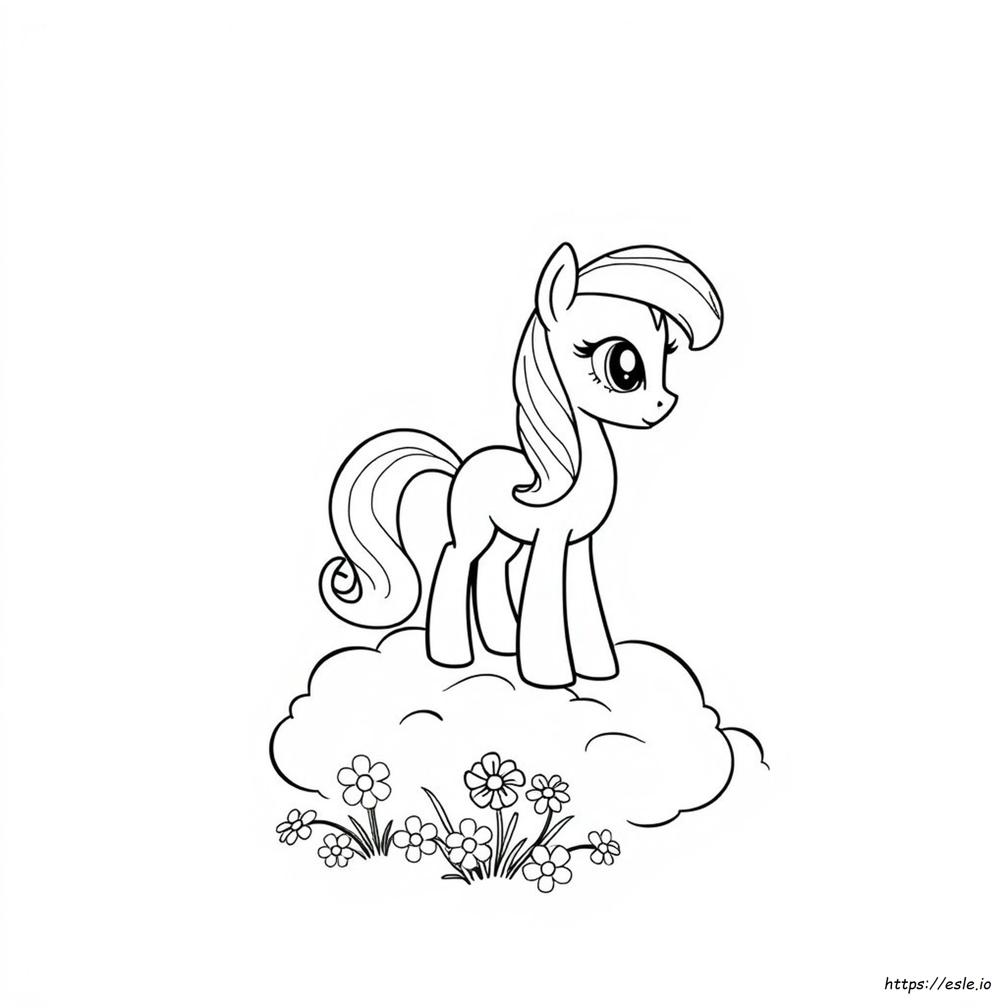 Foglio per Colorare Twilight Sparkle My Little Pony