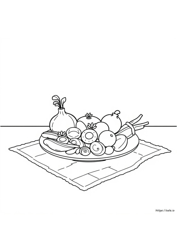 Fogli Da Colorare Di Cibo Da Stampare