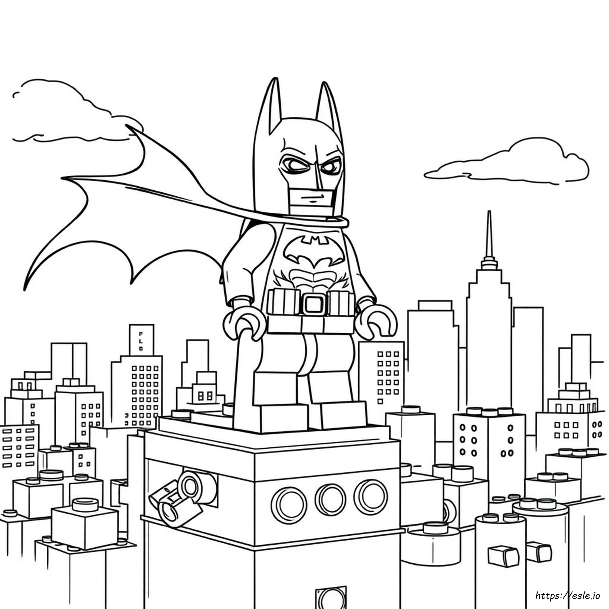 Buku Gambar Lego Batman - Gambar Mewarnai Gratis