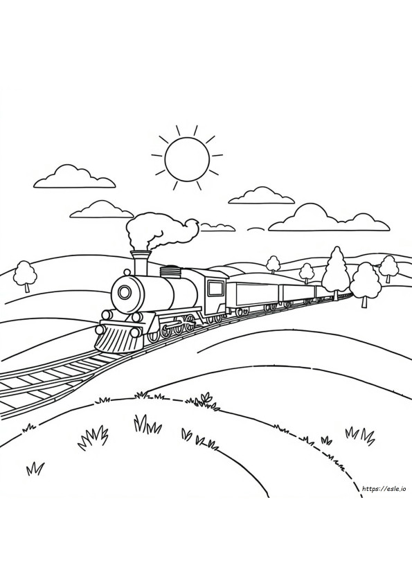 Train Coloring Pages To Print