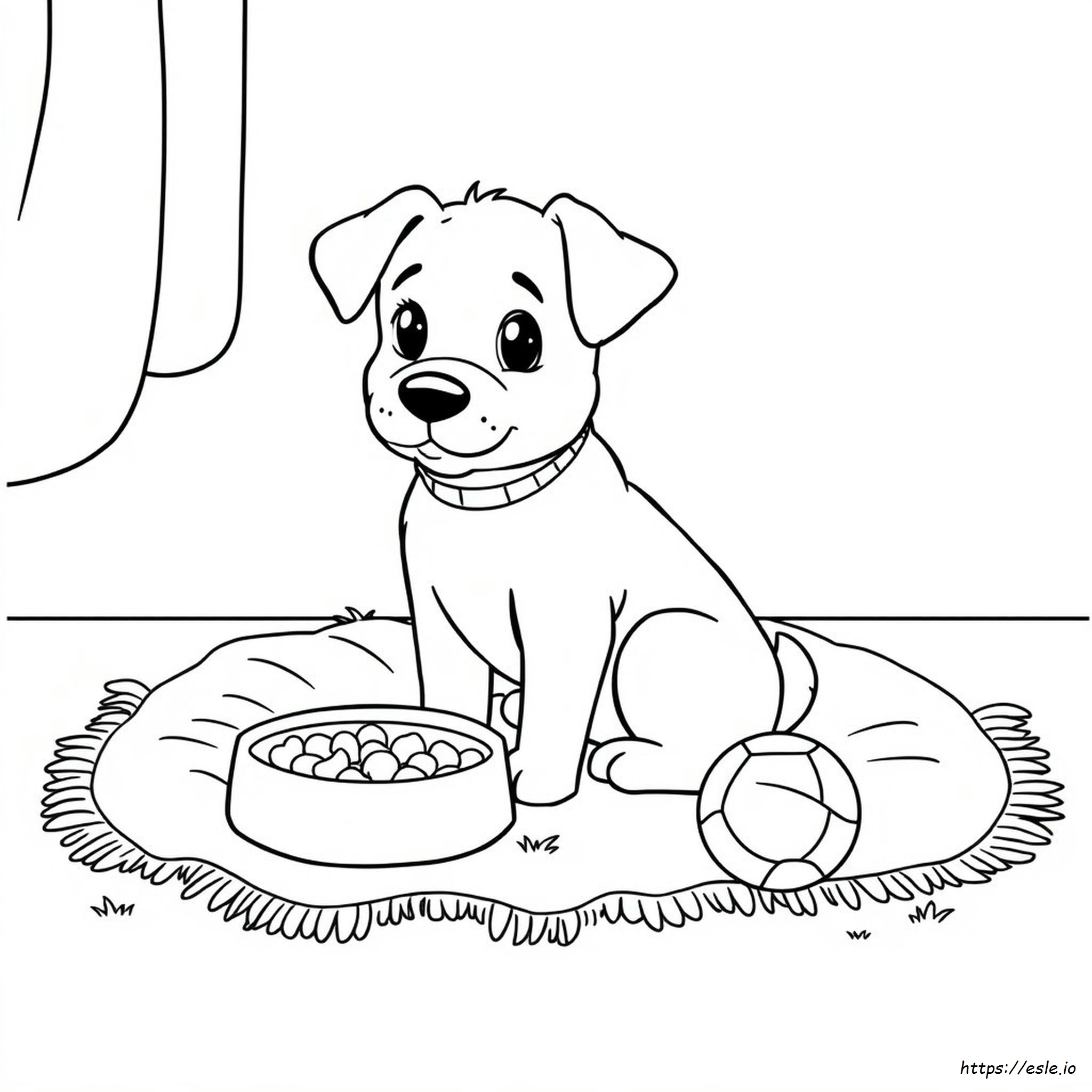 Coloriage Chiots Mignons À Imprimer Gratuit
