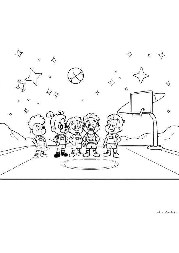 Space Jam Tune Squad Boyama Sayfaları