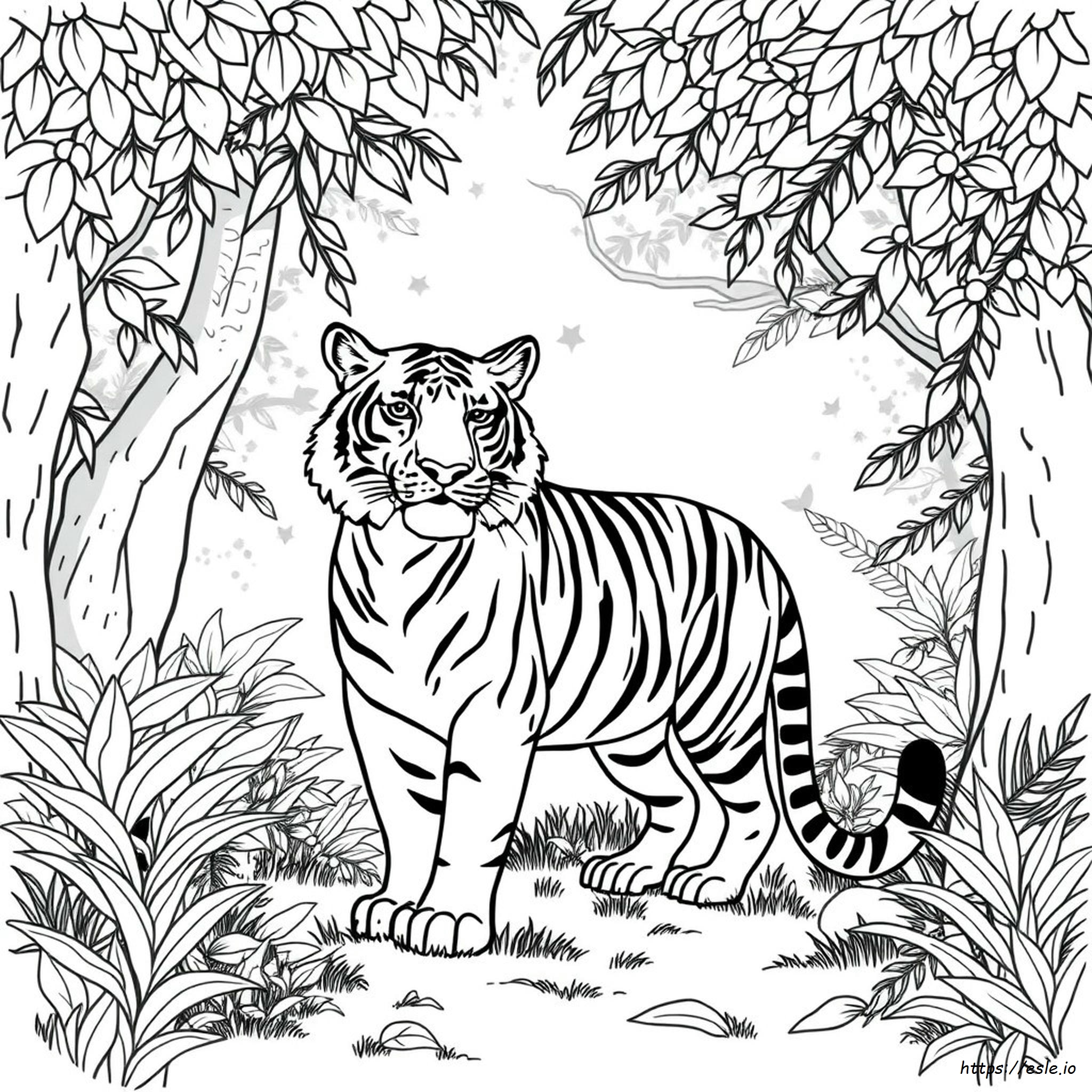 Adult Coloring Page Tiger - Free Printable Coloring Pages