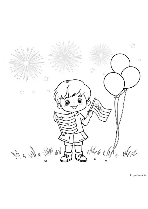 Cute 4Th Of July Coloring Pages
