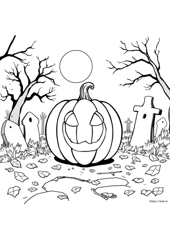 Disegno Di Halloween Da Stampare E Colorare