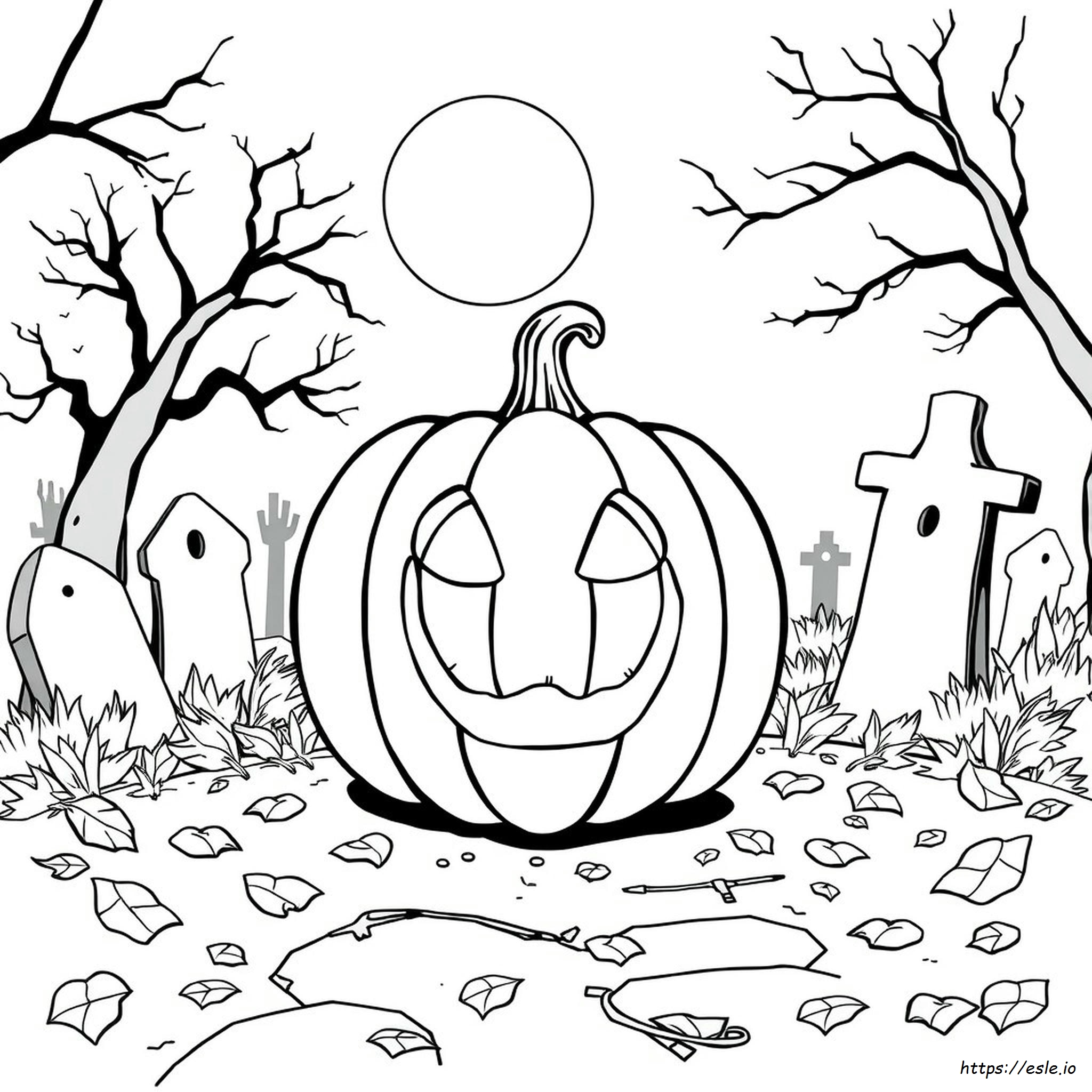 Disegno Di Halloween Da Stampare E Colorare
