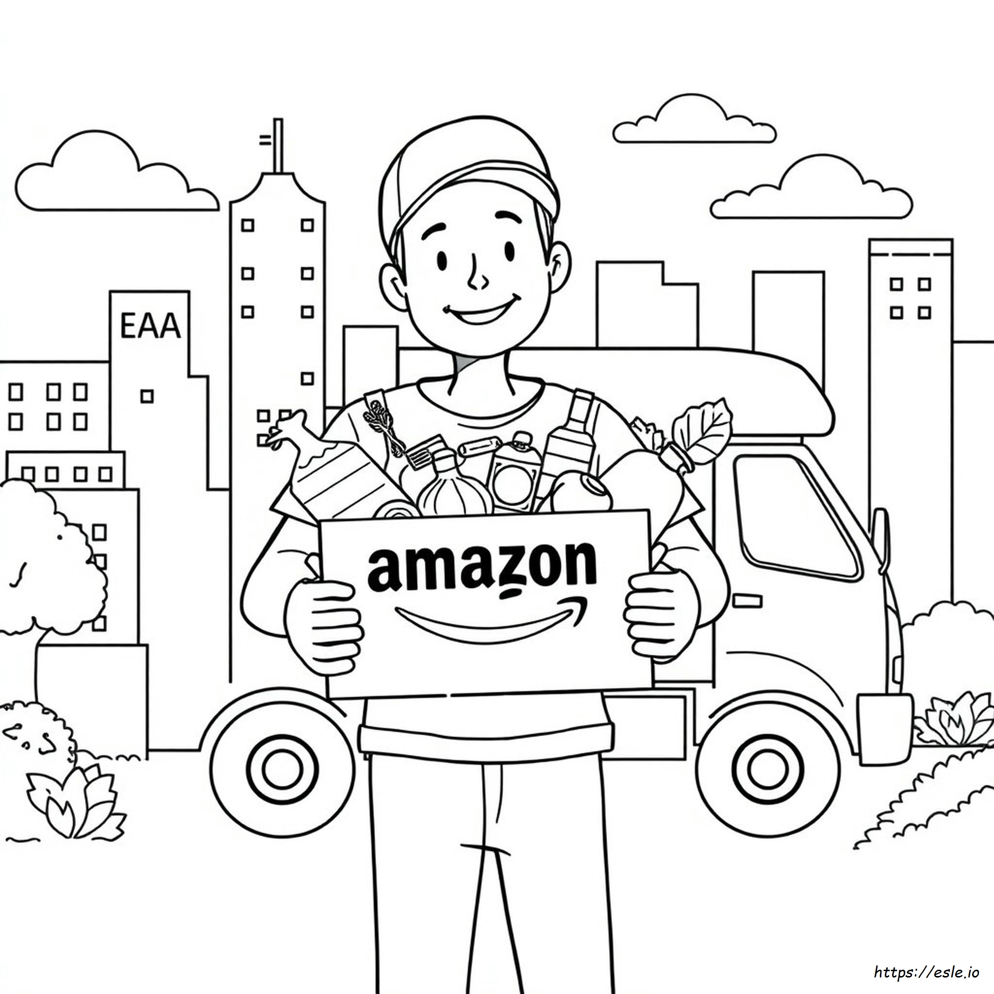Colorante Alimentare Amazon da Colorare - Gratis da Stampare