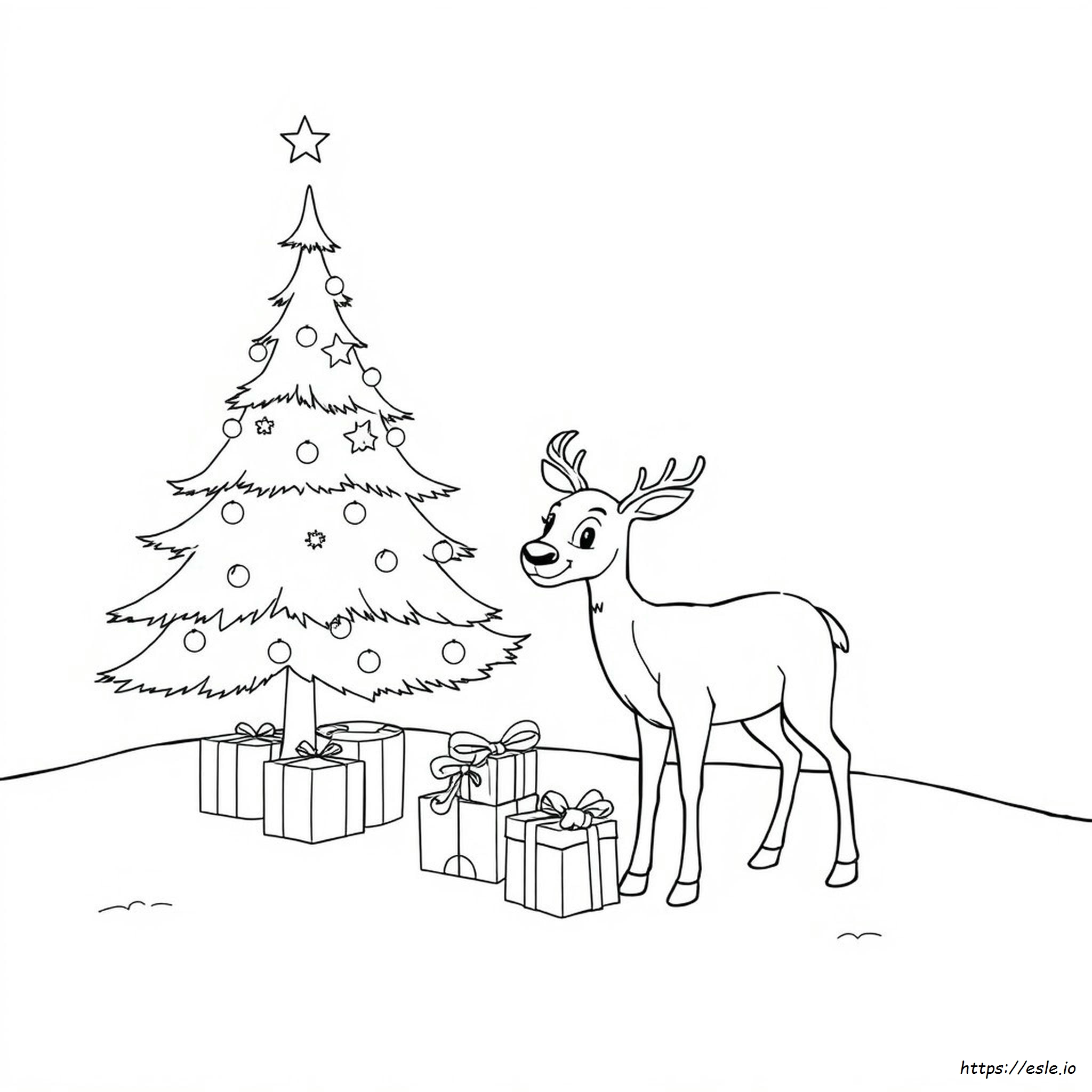 Rudolph Coloring Page for Kids - Free Printable Christmas Reindeer</p>