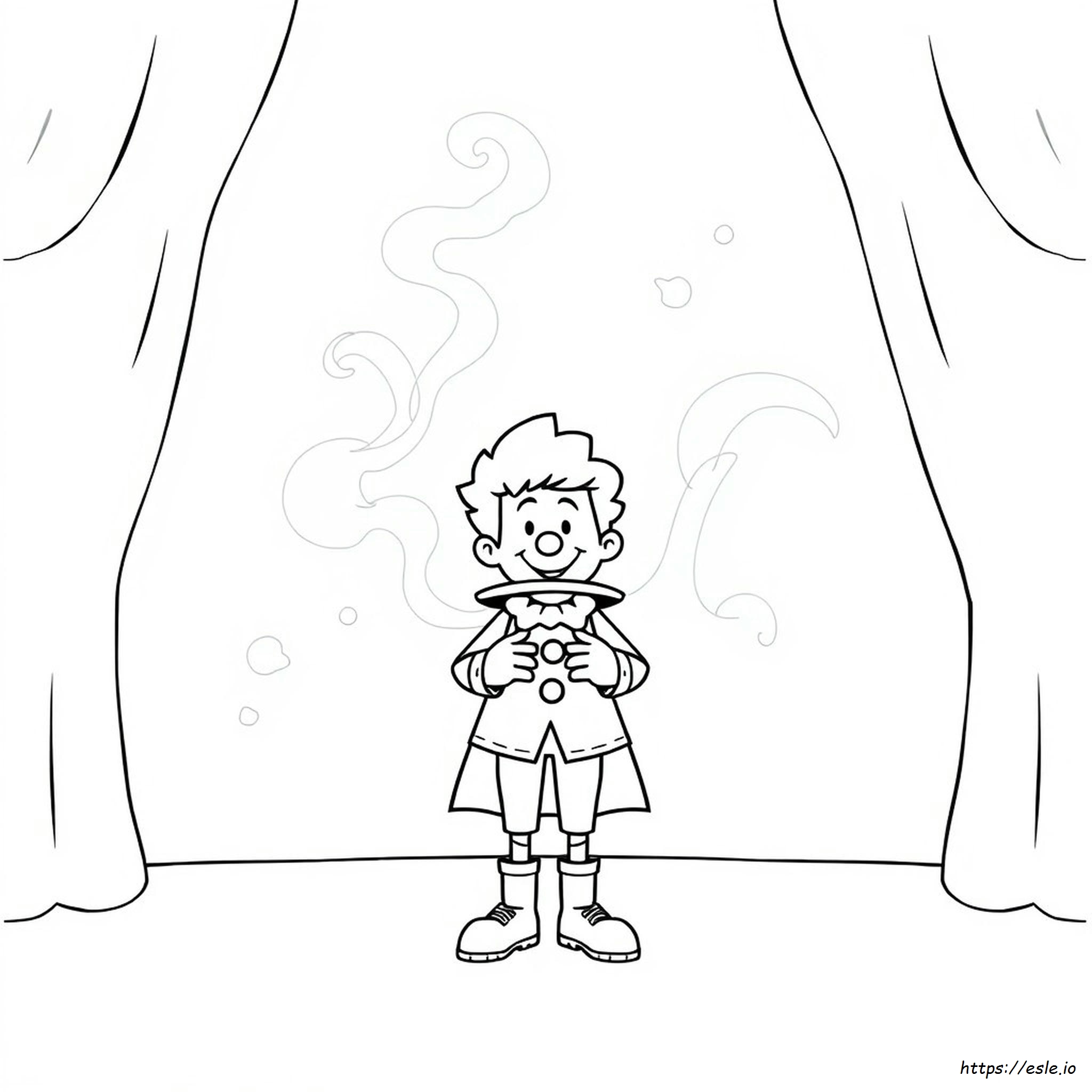 Simon Smoke Coloring Page - Free Printable for Kids