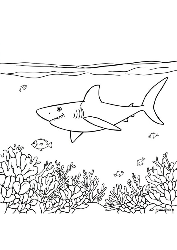 Shark Tale Coloring Book