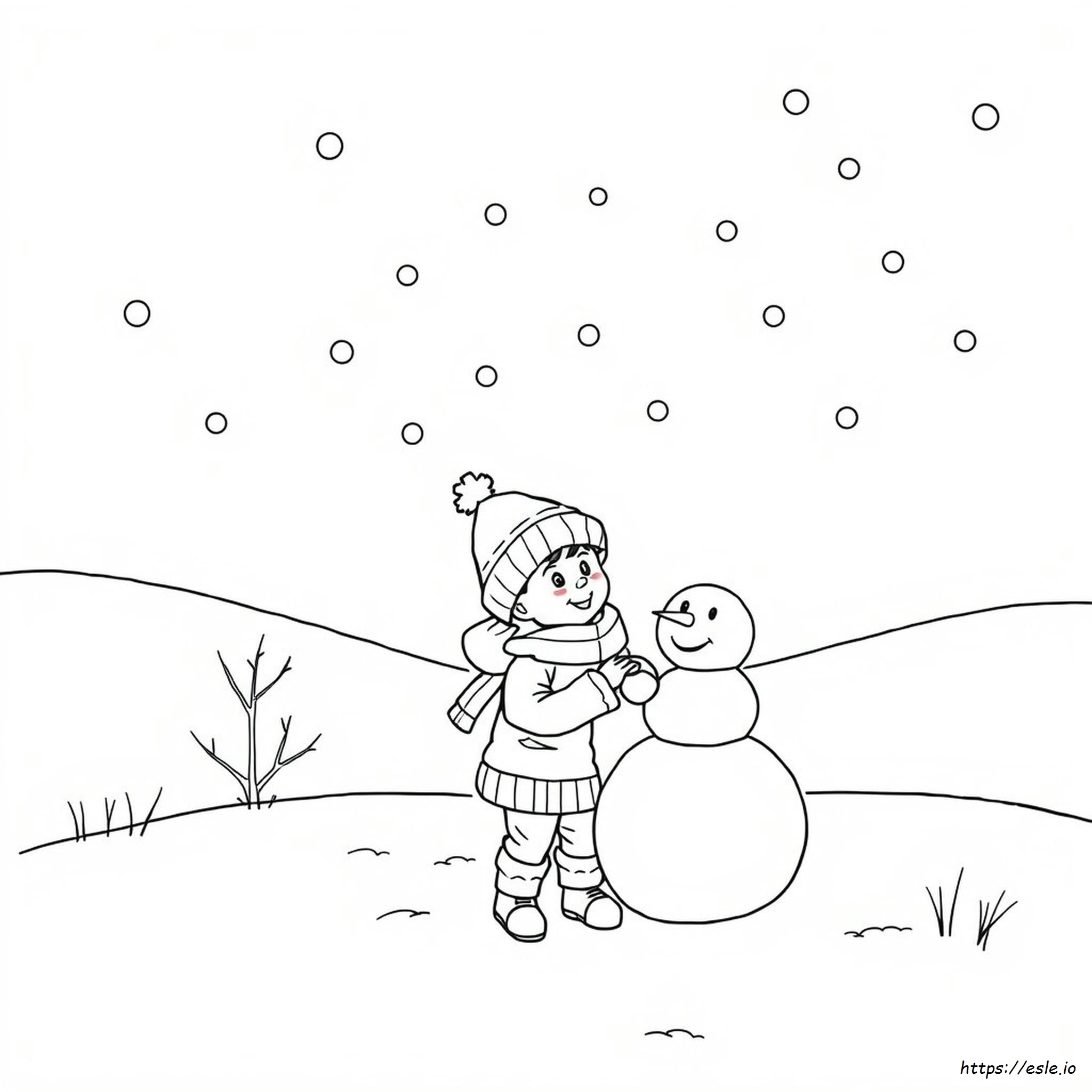 Desene De Colorat Cu Ianuarie