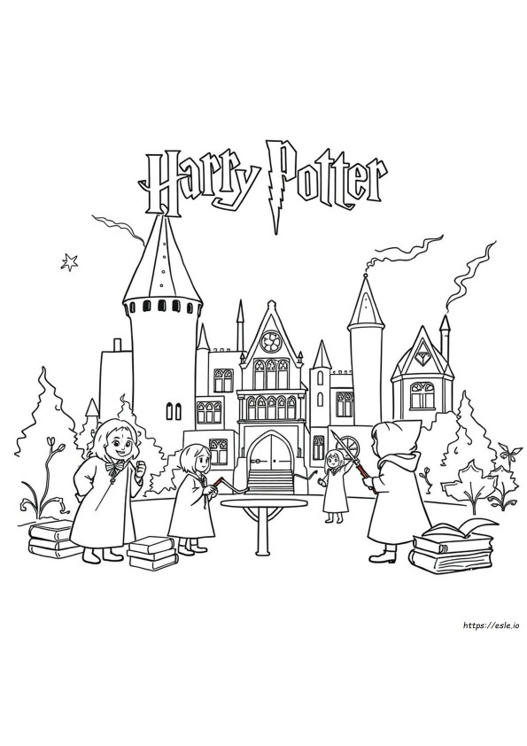Harry Potter Coloring Pages Printable Pdf