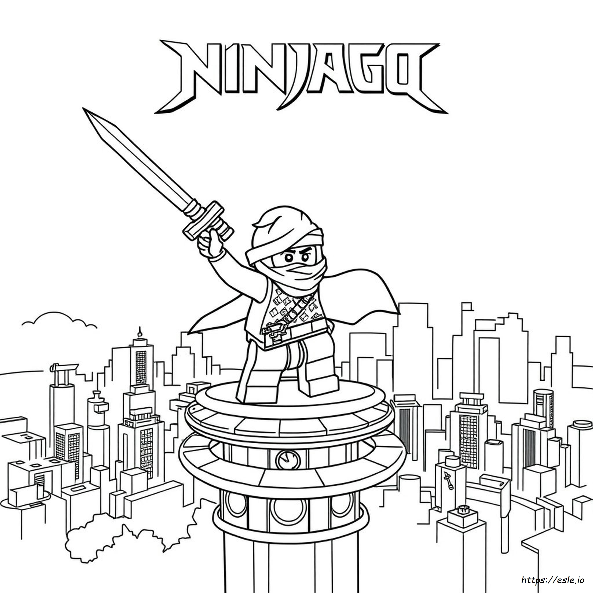 Ninjago Coloring Pages Online