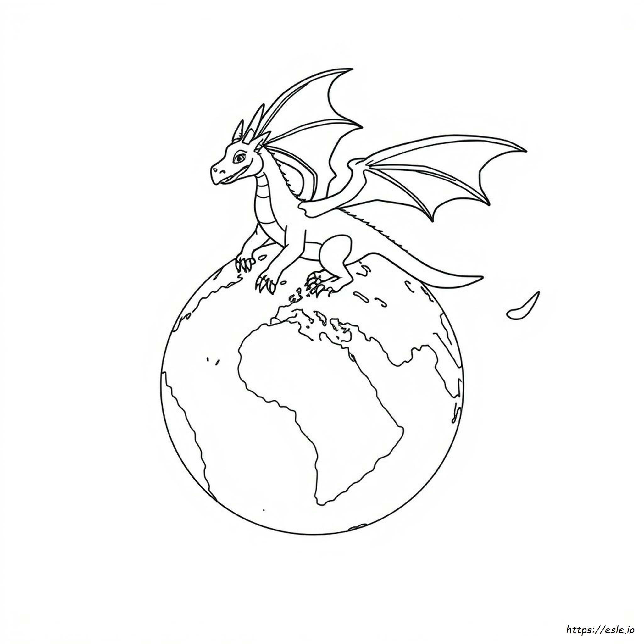 Earth Dragon Coloring Pages for Kids - Free Printable PDF